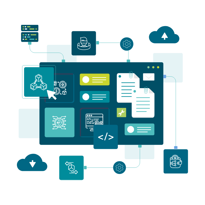 Software Services Illustration
